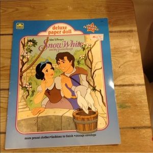 Snow White and the Seven Dwarfs Paper Dolls Uncut